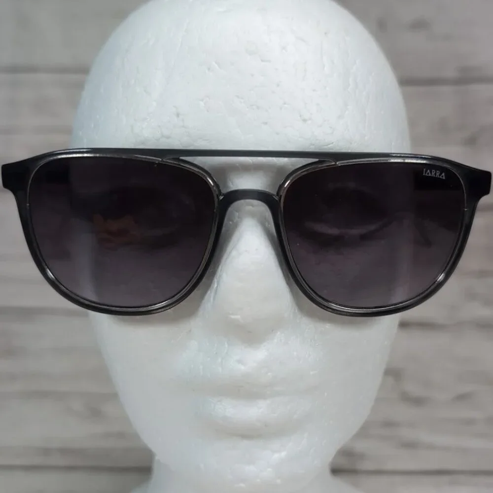 Iarra Occhiali Da Sole Italiano Black Wayfarer Sunglasses